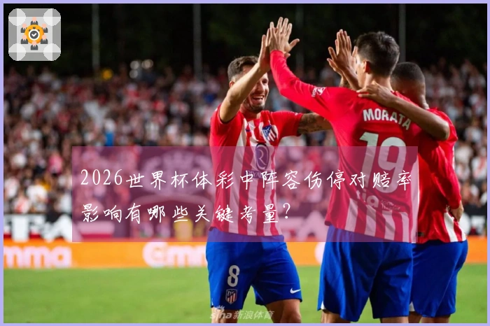 2026世界杯体彩中阵容伤停对赔率影响有哪些关键考量？