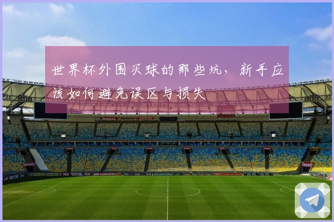 世界杯外围买球的那些坑，新手应该如何避免误区与损失