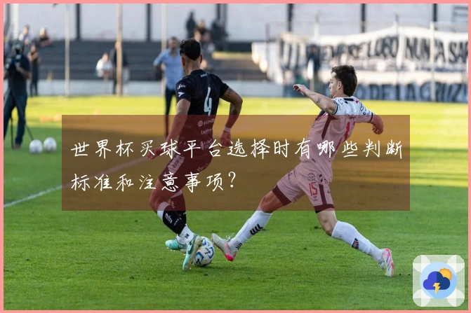 世界杯买球平台选择时有哪些判断标准和注意事项？