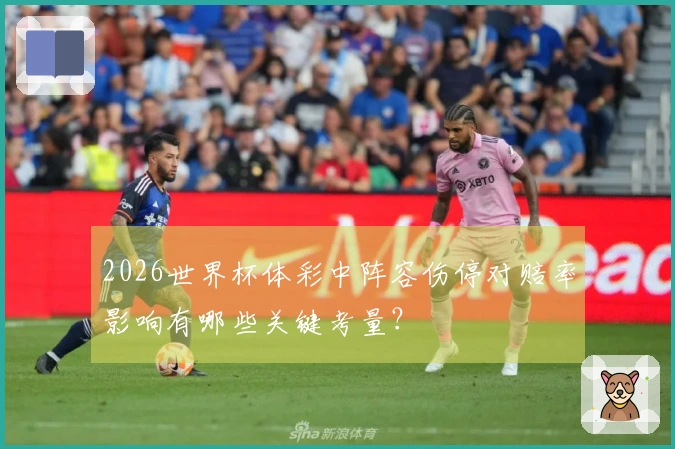 2026世界杯体彩中阵容伤停对赔率影响有哪些关键考量？